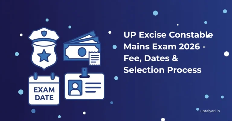 UP Excise Constable Mains Exam 2026 