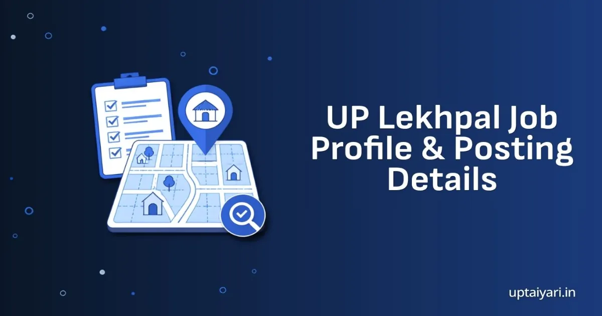 UP Lekhpal Job Profile & Posting Details