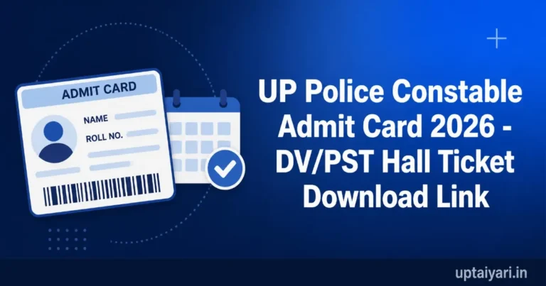 UP Police Constable Admit Card 2026
