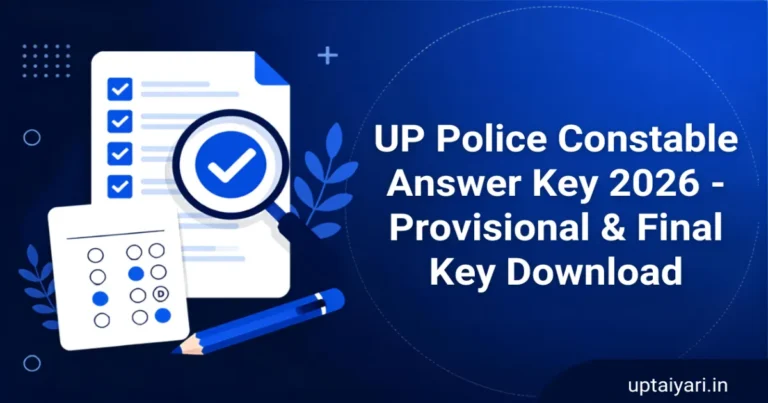 UP Police Constable Answer Key 2026