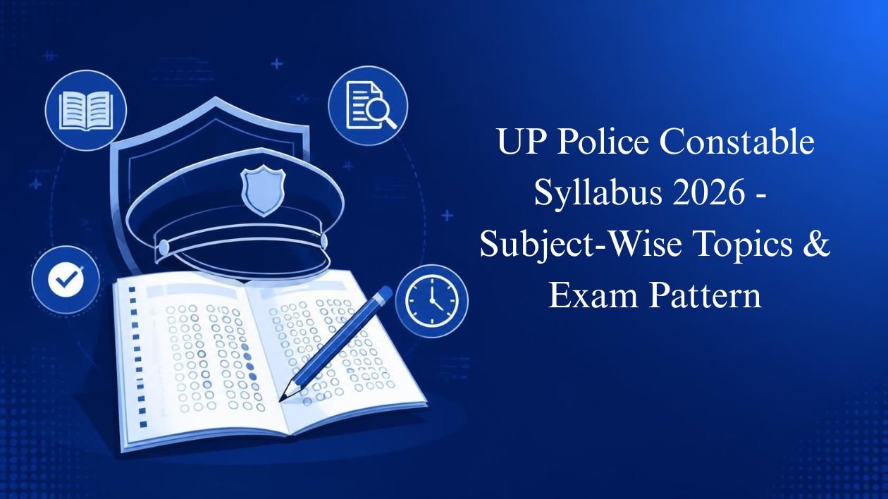 UP Police Constable Syllabus 2026