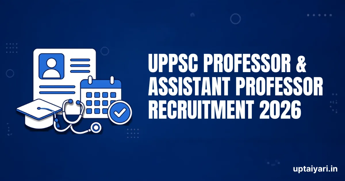 UPPSC Assistant Professor Professor Eligibility