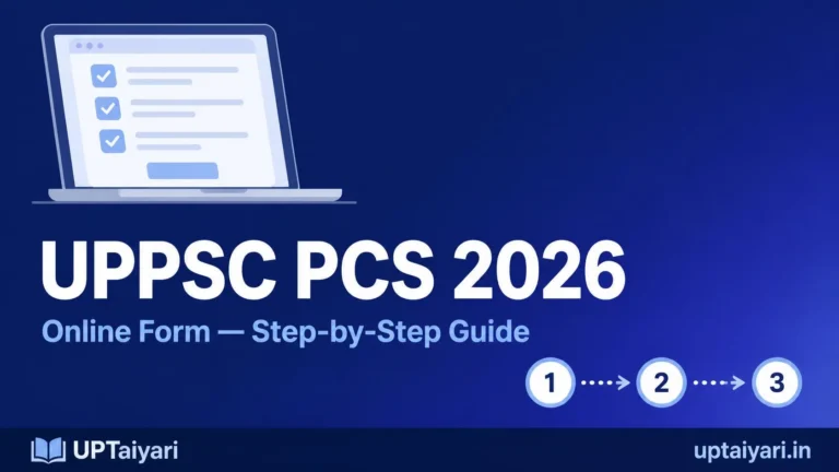 UPPSC PCS online form 2026