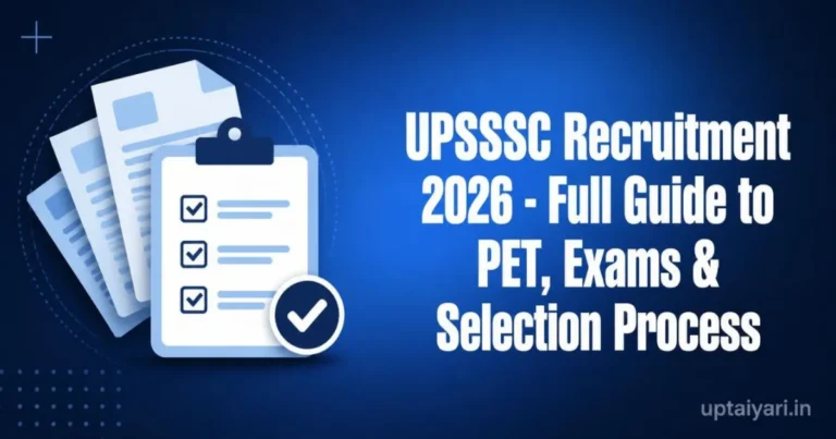 UPSSSC Recruitment 2026