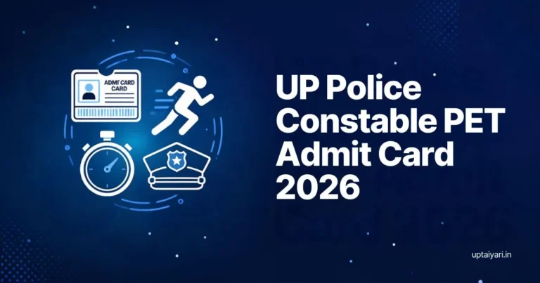 UP Police Constable PET Admit Card 2026