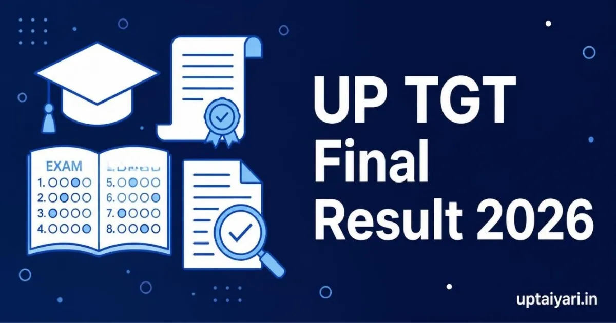 UP TGT Final Result 2026