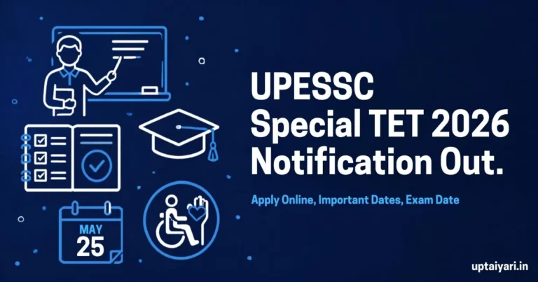 UPESSC Special TET 2026