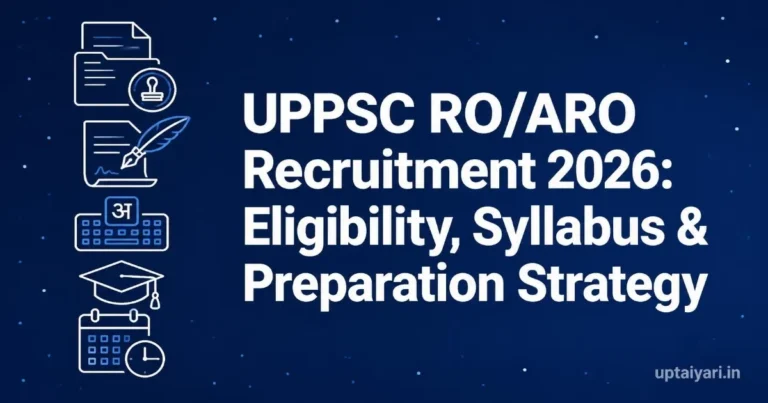 UPPSC RO ARO Recruitment 2026