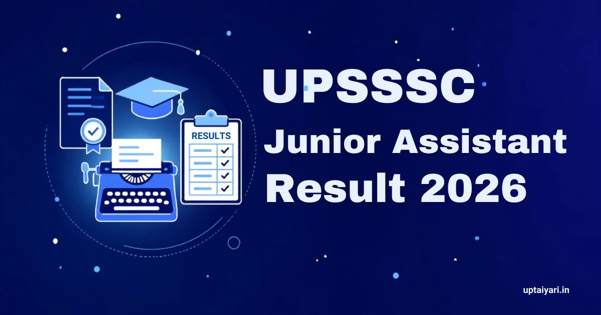 UPSSSC Junior Assistant Result 2026